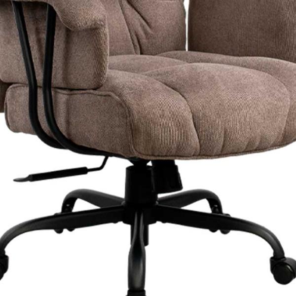 Fotoliu de birou DecoPrim F-9683 Stofă/ Brown  photo 5 Fotoliu de birou DecoPrim F-9683 Stofă/ Brown  photo 5