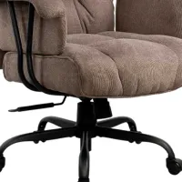 Офисное кресло DecoPrim F-9683 Ткань/ Коричневый photo 5