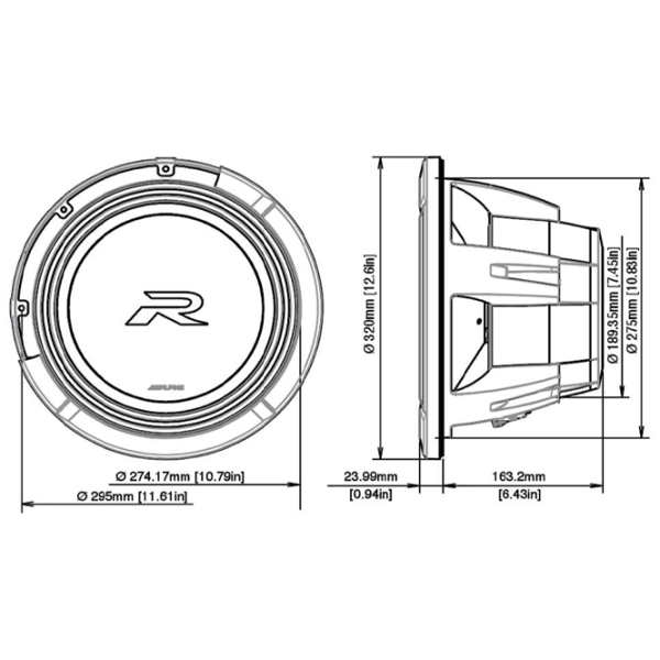 Boxe auto Alpine R2-W12D4 2250 W photo 4