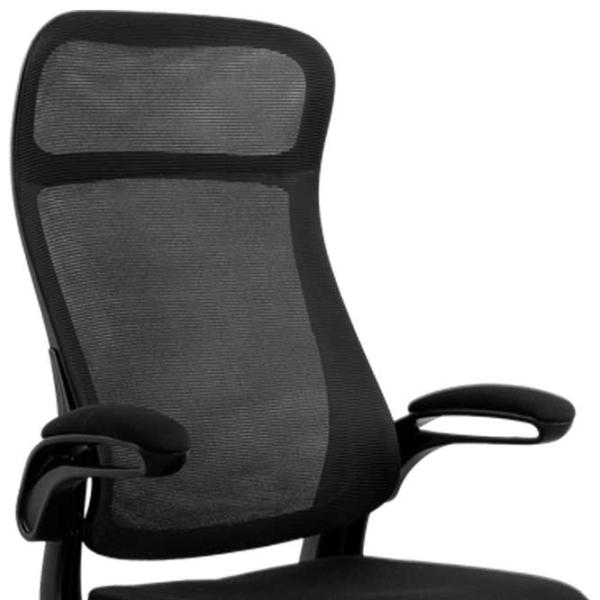 Fotoliu de birou DecoPrim Luis  Plasă acrilică/ Black  photo 3 Fotoliu de birou DecoPrim Luis  Plasă acrilică/ Black  photo 3