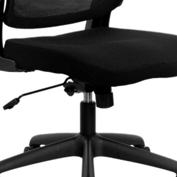 Fotoliu de birou DecoPrim Luis  Plasă acrilică/ Black  photo 5 Fotoliu de birou DecoPrim Luis  Plasă acrilică/ Black  photo 5