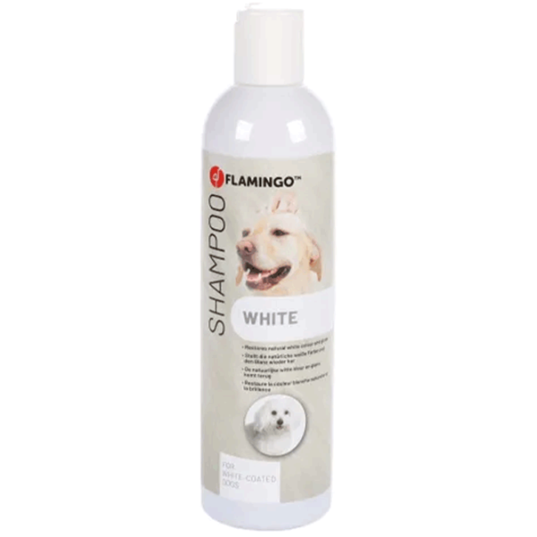 Șampon și balsam animale Flamingo WHITE COAT pentru câine / 0.3l photo 1