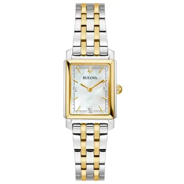Наручные часы для женщин Bulova 98P220 Кварцевый / 32 x 21 мм photo 1 Наручные часы для женщин Bulova 98P220 Кварцевый / 32 x 21 мм photo 1