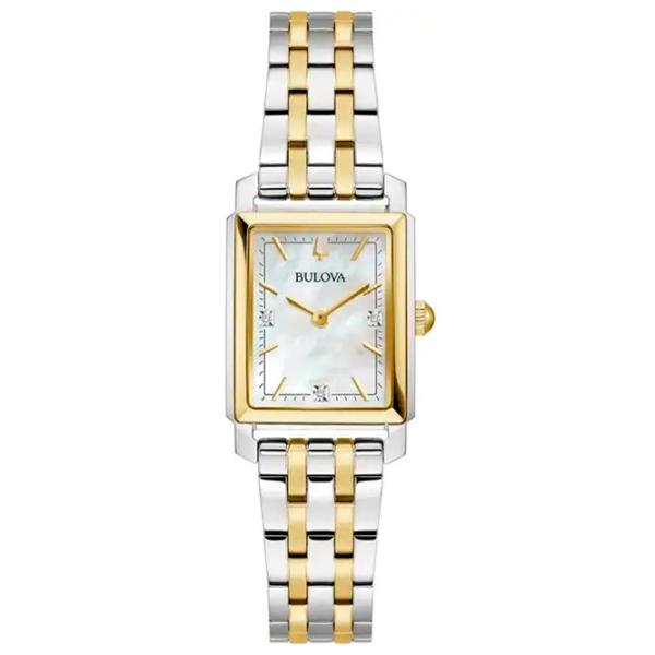 Наручные часы для женщин Bulova 98P220 Кварцевый / 32 x 21 мм photo 1 Наручные часы для женщин Bulova 98P220 Кварцевый / 32 x 21 мм photo 1