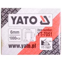 Cкобы Yato YT7051 Алюминий / 1000