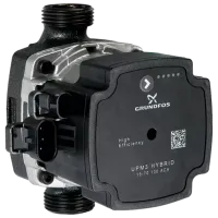 Pompă de circulație Grundfos UPM3 HYBRID 15-75 Metal / Black