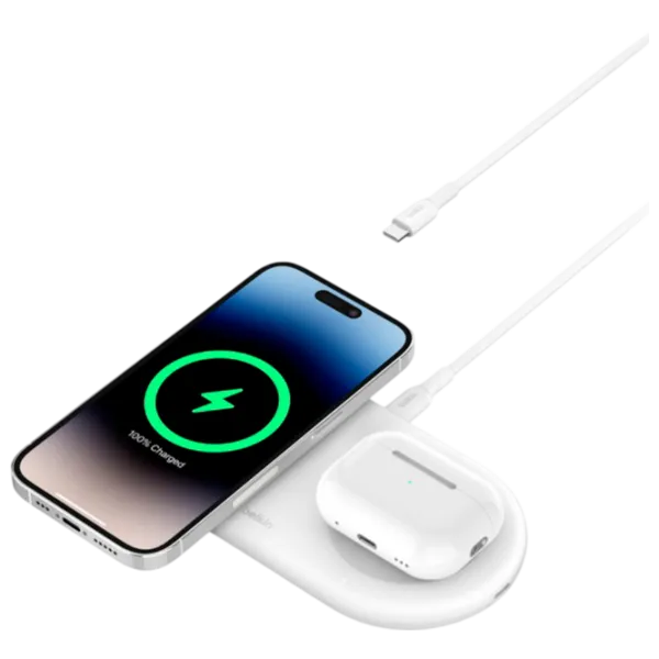 Încărcător wireless Belkin Qi2  / White photo 1