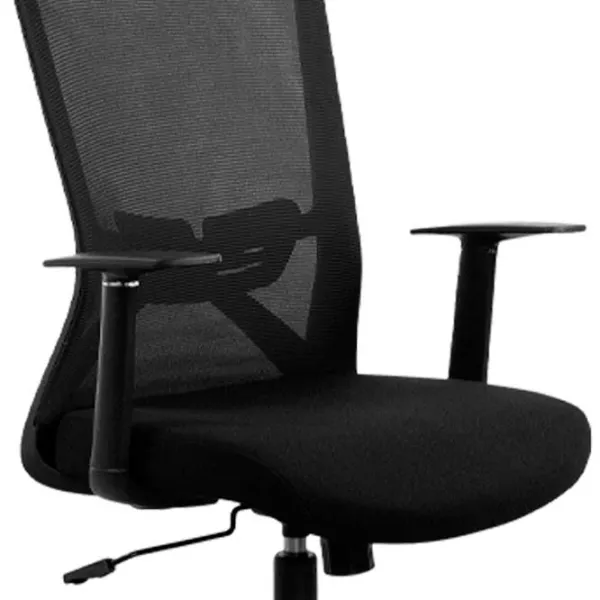 Fotoliu de birou DecoPrim Nolan  Plasă acrilică/ Black  photo 3 Fotoliu de birou DecoPrim Nolan  Plasă acrilică/ Black  photo 3