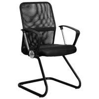 Fotoliu de birou DecoPrim F-60L  Plasă acrilică/ Black 