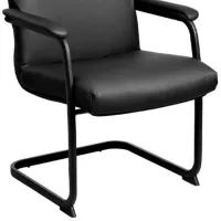 Scaun de birou DecoPrim Austin ECO Piele/ Black photo 4