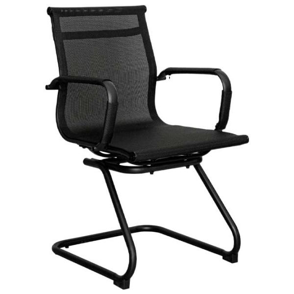 Fotoliu de birou DecoPrim F-75L  Plasă acrilică/ Black  photo 1 Fotoliu de birou DecoPrim F-75L  Plasă acrilică/ Black  photo 1