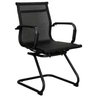 Fotoliu de birou DecoPrim F-75L  Plasă acrilică/ Black 