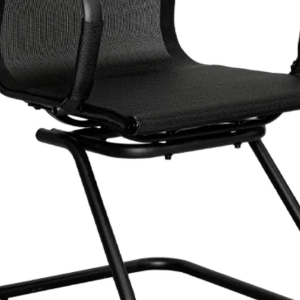 Fotoliu de birou DecoPrim F-75L  Plasă acrilică/ Black  photo 2 Fotoliu de birou DecoPrim F-75L  Plasă acrilică/ Black  photo 2