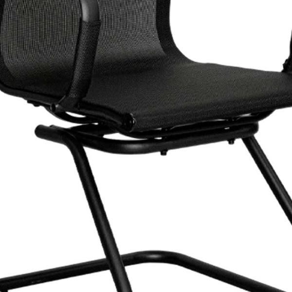 Fotoliu de birou DecoPrim F-75L  Plasă acrilică/ Black  photo 2 Fotoliu de birou DecoPrim F-75L  Plasă acrilică/ Black  photo 2