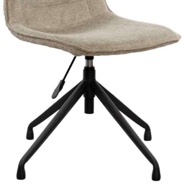 Scaun de birou DecoPrim F-39 Stofă/ Gray  photo 4 Scaun de birou DecoPrim F-39 Stofă/ Gray  photo 4