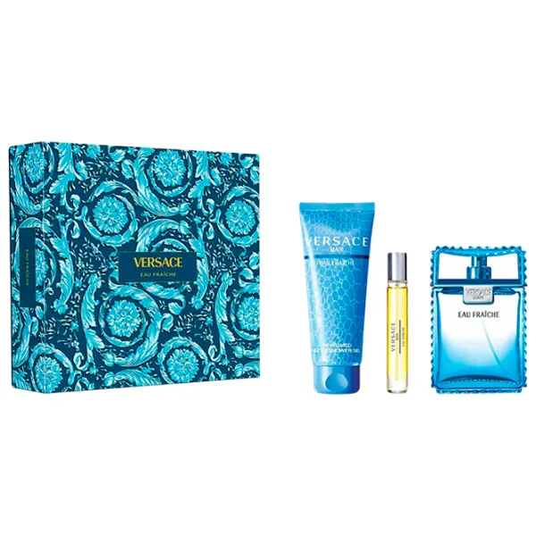 Set de parfumuri pentru bărbați Versace Eau Fraiche Apă de toaletă / Acvatic photo 1 Set de parfumuri pentru bărbați Versace Eau Fraiche Apă de toaletă / Acvatic photo 1
