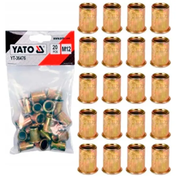 Заклепки Yato YT36476 Металл / 20 photo 1