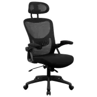 Офисное кресло DecoPrim DIXON Акриловая сетка/ Черный 