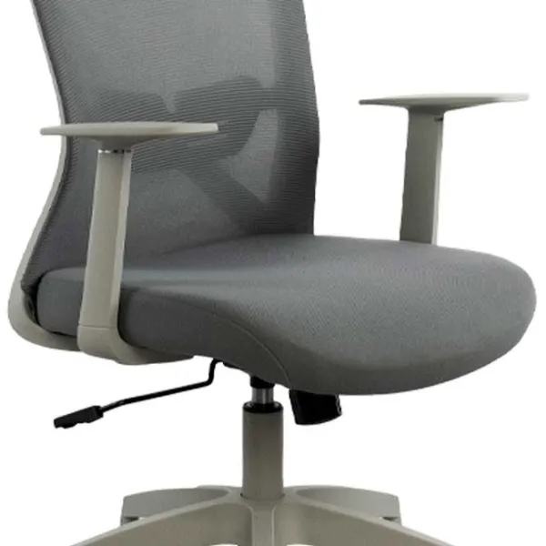 Fotoliu de birou DecoPrim Norton  Plasă acrilică/ Gray  photo 2 Fotoliu de birou DecoPrim Norton  Plasă acrilică/ Gray  photo 2