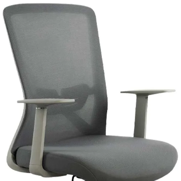 Fotoliu de birou DecoPrim Norton  Plasă acrilică/ Gray  photo 3 Fotoliu de birou DecoPrim Norton  Plasă acrilică/ Gray  photo 3