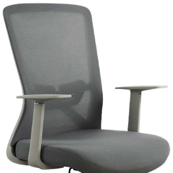 Fotoliu de birou DecoPrim Norton  Plasă acrilică/ Gray  photo 3 Fotoliu de birou DecoPrim Norton  Plasă acrilică/ Gray  photo 3