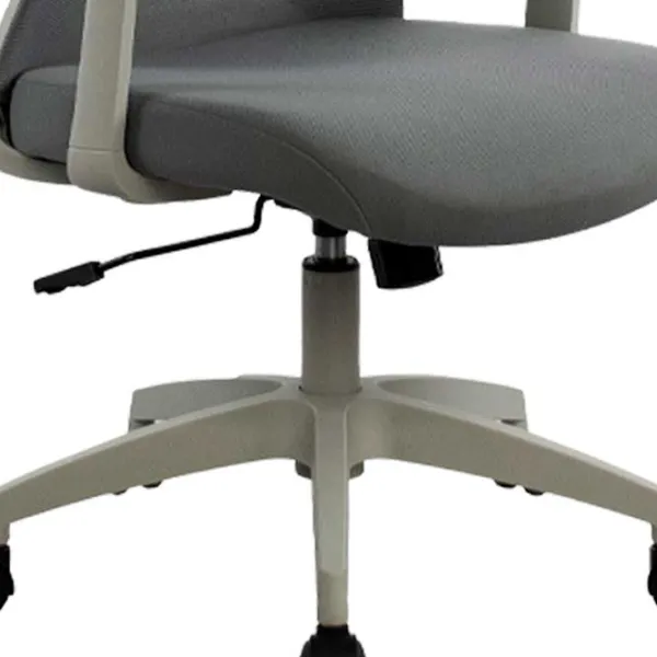 Fotoliu de birou DecoPrim Norton  Plasă acrilică/ Gray  photo 5 Fotoliu de birou DecoPrim Norton  Plasă acrilică/ Gray  photo 5