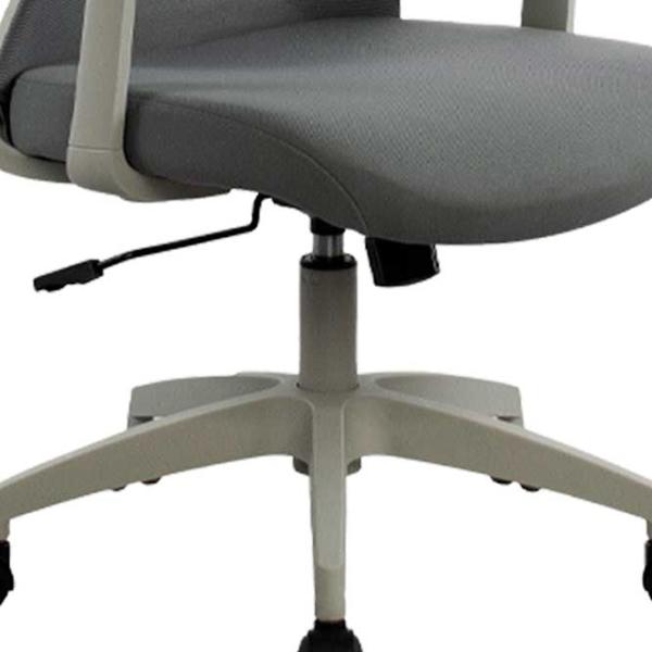 Fotoliu de birou DecoPrim Norton  Plasă acrilică/ Gray  photo 5 Fotoliu de birou DecoPrim Norton  Plasă acrilică/ Gray  photo 5