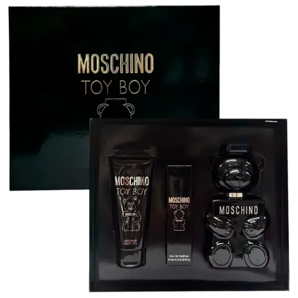 Парфюмерный набор для мужчин Moschino Toy boy Парфюмерная вода / Пряный photo 2 Парфюмерный набор для мужчин Moschino Toy boy Парфюмерная вода / Пряный photo 2