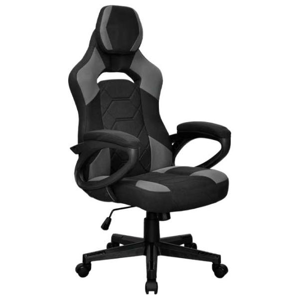 Fotoliu de birou DecoPrim Devin Stofă/ Black Gray photo 1 Fotoliu de birou DecoPrim Devin Stofă/ Black Gray photo 1