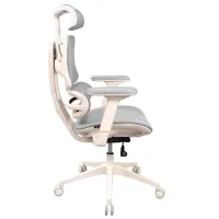 Офисное кресло DecoPrim CM-B137AW-4 Акриловая сетка/ Серый White photo 2