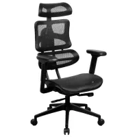 Fotoliu de birou DecoPrim CM-B137AW-4  Plasă acrilică/ Black 