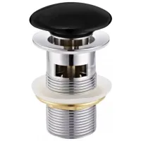 Supapă de picior Volle 9000.104404 Black / Crom