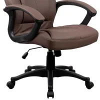Fotoliu de birou DecoPrim BX-8850 Piele artificială/ Brown photo 5