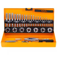 Набор метчиков и плашек Hoteche 640203 Количество в наборе - 32