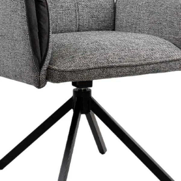 Scaun de bucătărie DecoPrim Junior Catifea/ Gray  photo 4 Scaun de bucătărie DecoPrim Junior Catifea/ Gray  photo 4