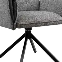 Scaun de bucătărie DecoPrim Junior Catifea/ Gray photo 4