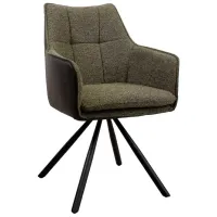 Scaun de bucătărie DecoPrim Nest Stofă/ Green 