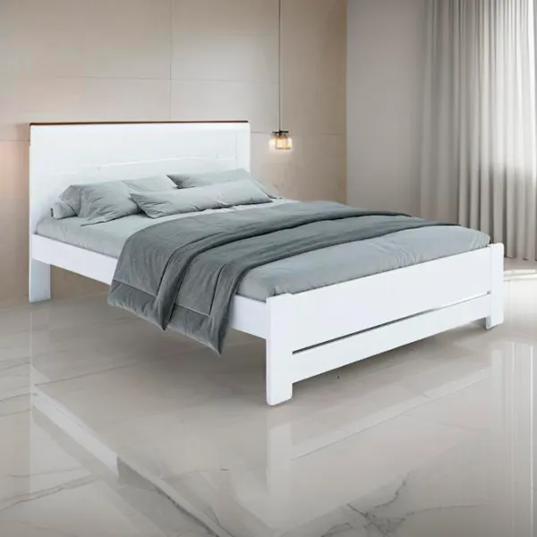 Кровать KLEN Selena 160 x 200 см / Дерево / Белый photo 3 Кровать KLEN Selena 160 x 200 см / Дерево / Белый photo 3