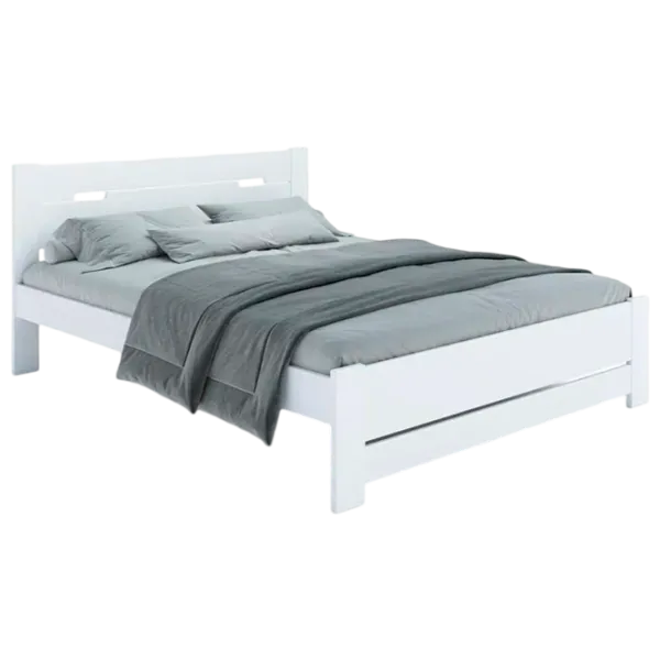 Кровать KLEN Selena 140 x 200 см / Дерево / Белый photo 1 Кровать KLEN Selena 140 x 200 см / Дерево / Белый photo 1