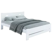 Кровать KLEN Selena 140 x 200 см / Дерево / Белый