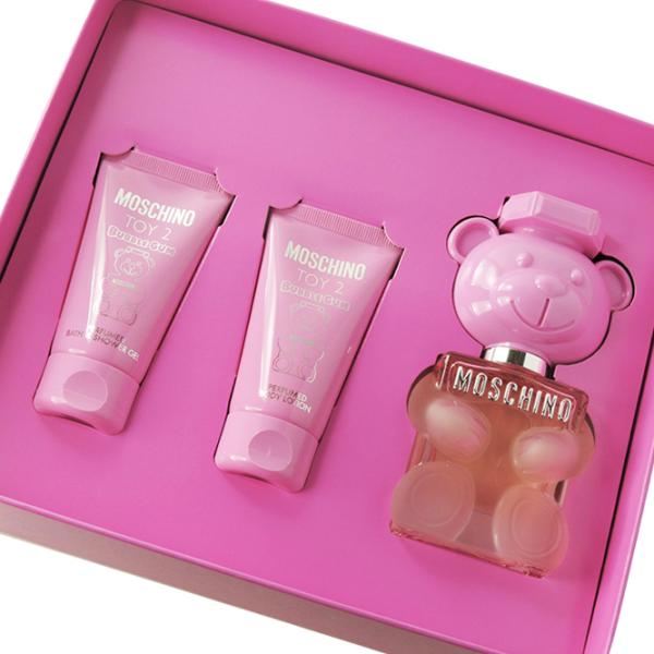 Парфюмерный набор для женщин Moschino Toy 2 Bubble Gum Set Туалетная вода / Сладкий photo 2 Парфюмерный набор для женщин Moschino Toy 2 Bubble Gum Set Туалетная вода / Сладкий photo 2