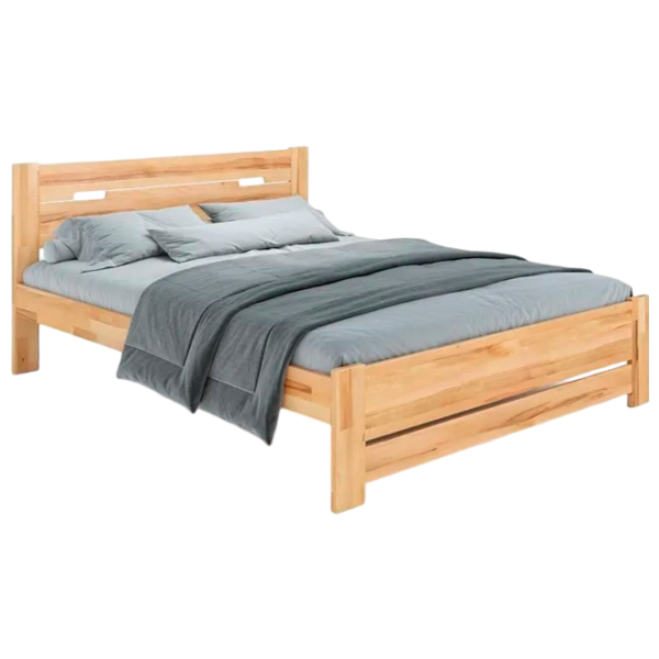 Кровать KLEN Selena 140 x 200 см / Дерево / Натуральный photo 1 Кровать KLEN Selena 140 x 200 см / Дерево / Натуральный photo 1