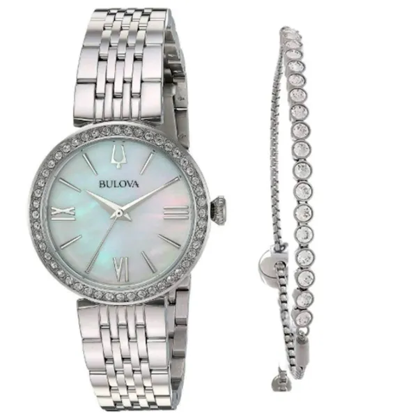 Наручные часы для женщин Bulova 96X153 SET Кварцевый / 30 мм photo 1 Наручные часы для женщин Bulova 96X153 SET Кварцевый / 30 мм photo 1