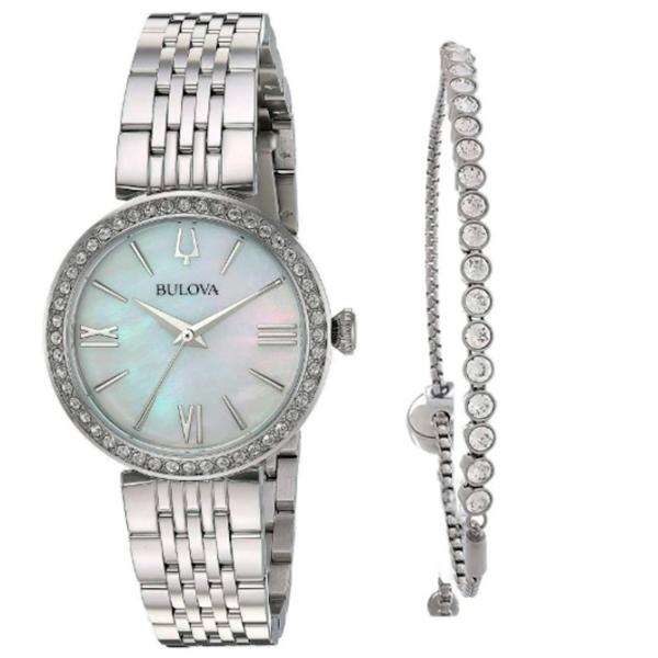 Наручные часы для женщин Bulova 96X153 SET Кварцевый / 30 мм photo 1 Наручные часы для женщин Bulova 96X153 SET Кварцевый / 30 мм photo 1