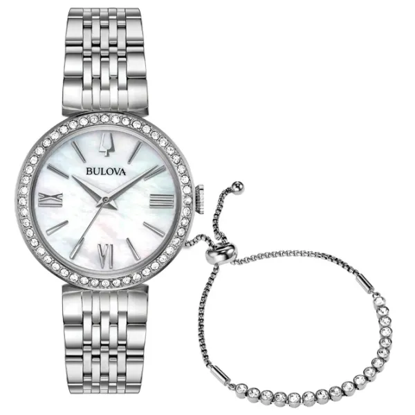 Наручные часы для женщин Bulova 96X153 SET Кварцевый / 30 мм photo 2 Наручные часы для женщин Bulova 96X153 SET Кварцевый / 30 мм photo 2