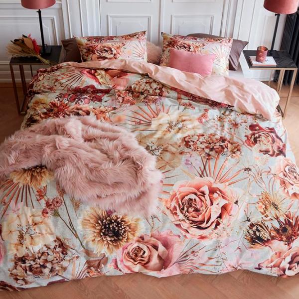 Lenjerie de pat Riviera Maison Faded Flower Bumbac photo 1 Lenjerie de pat Riviera Maison Faded Flower Bumbac photo 1
