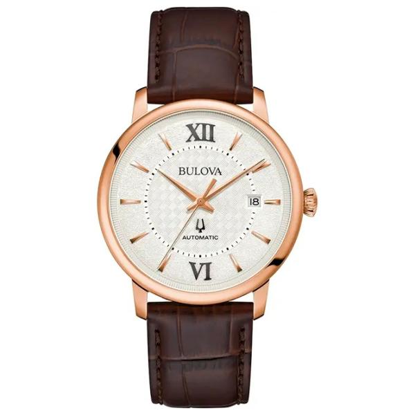 Ceas de mână pentru bărbați Bulova 97B225 Mecanic / 39 mm photo 1 Ceas de mână pentru bărbați Bulova 97B225 Mecanic / 39 mm photo 1