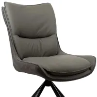 Scaun de bucătărie DecoPrim Davis Piele/ Gray photo 3