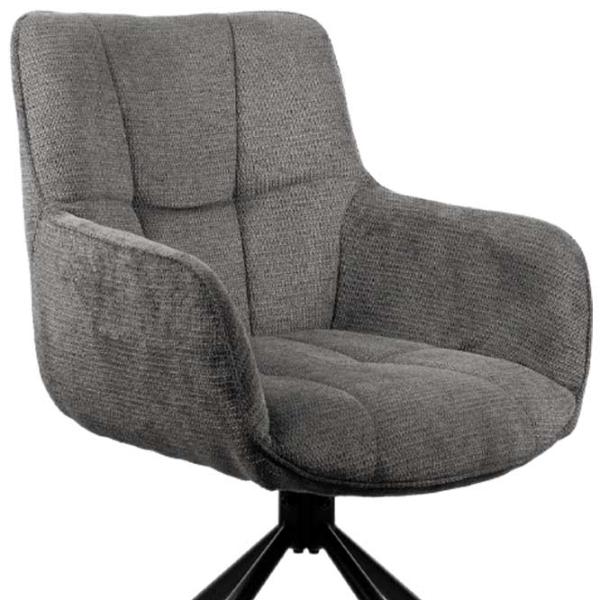 Scaun de bucătărie DecoPrim FLORA Stofă/ Gray  photo 2