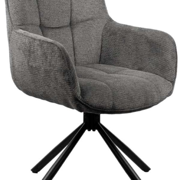 Scaun de bucătărie DecoPrim FLORA Stofă/ Gray  photo 3